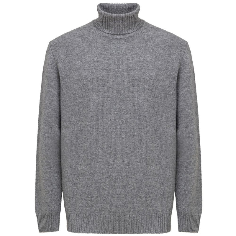 Cruciani Gray Cashmere Turtleneck