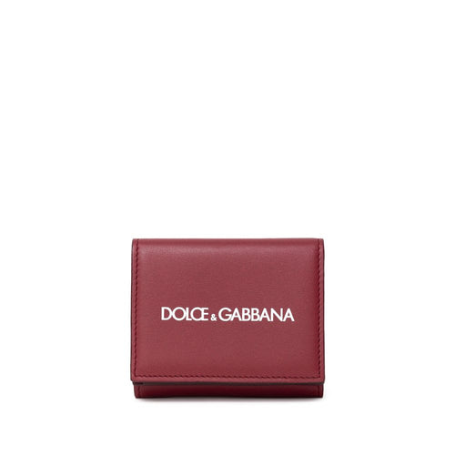 Dolce & Gabbana Red Calfskin Wallet - ClickThatClicks 