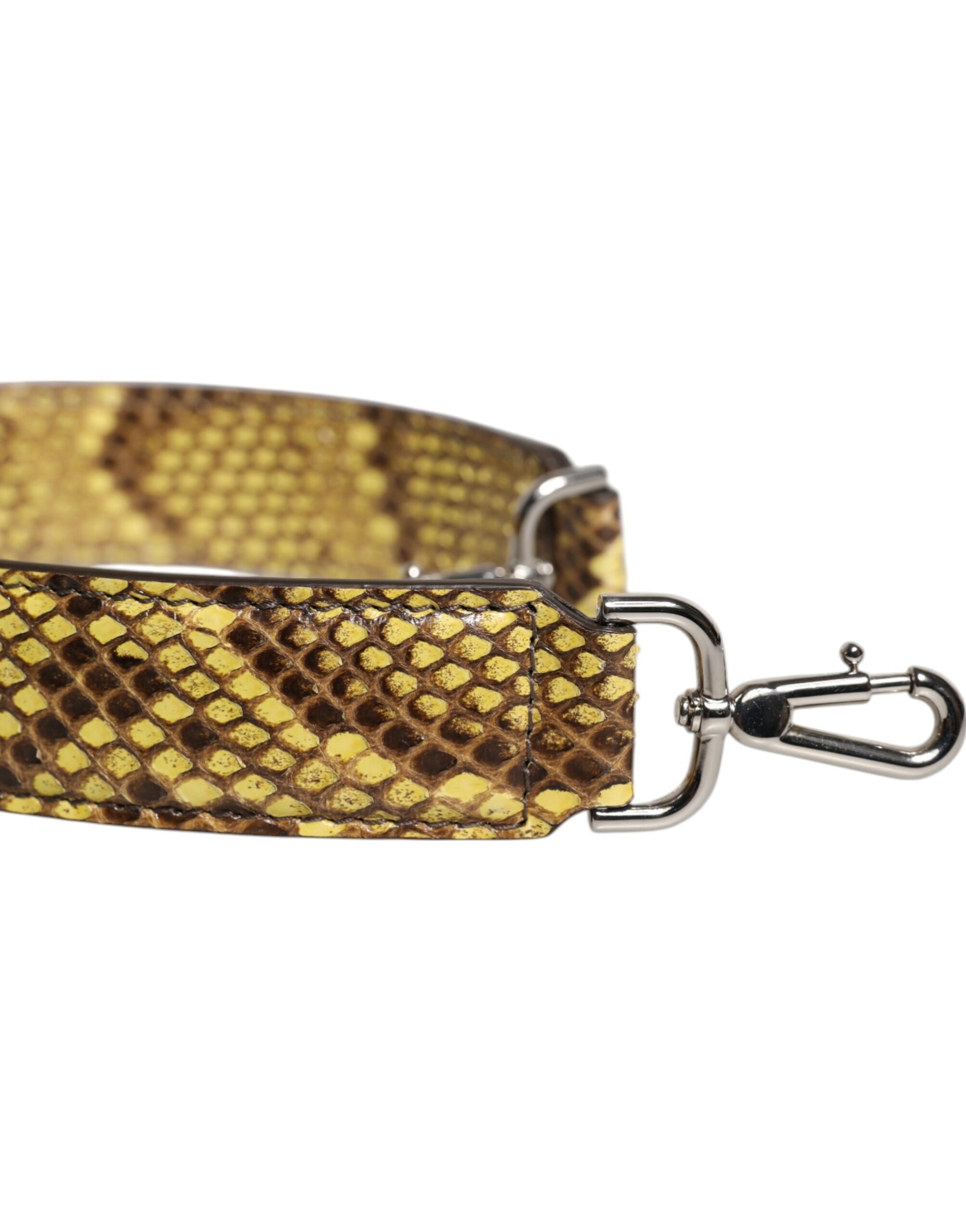 Dolce & Gabbana Yellow Exotic Leather Bag Shoulder Strap - ClickThatClicks 