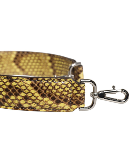 Dolce & Gabbana Yellow Exotic Leather Bag Shoulder Strap - ClickThatClicks 