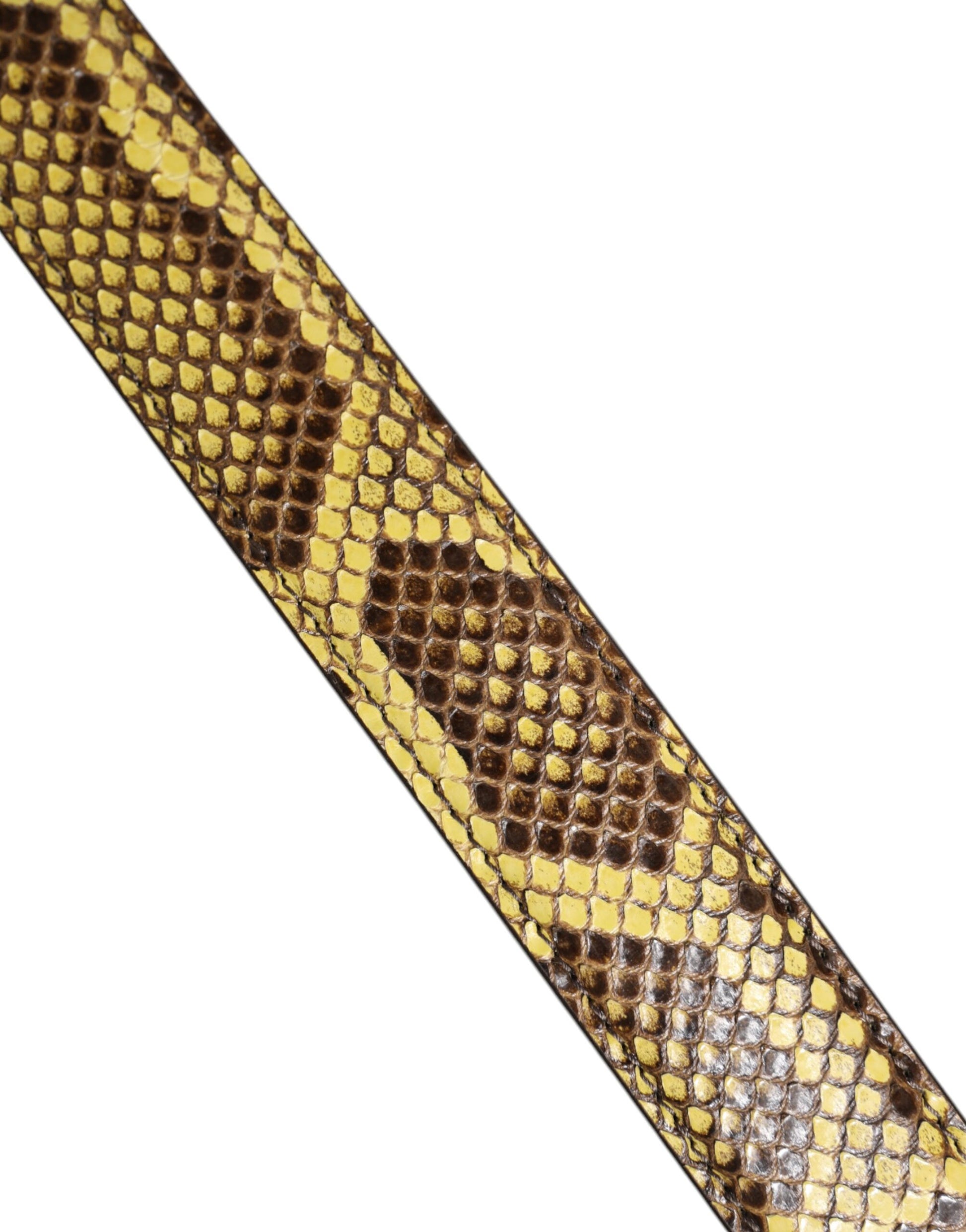 Dolce & Gabbana Yellow Exotic Leather Bag Shoulder Strap - ClickThatClicks 