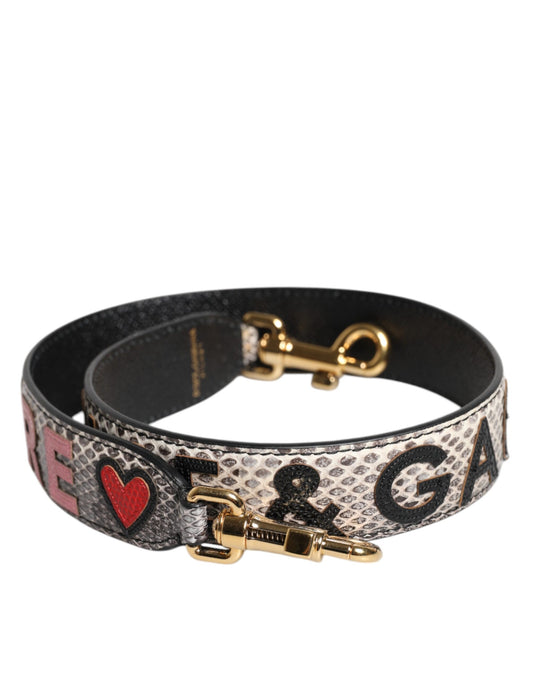 Dolce & Gabbana Multicolor DG AMORE Patch Bag Shoulder Strap - ClickThatClicks 