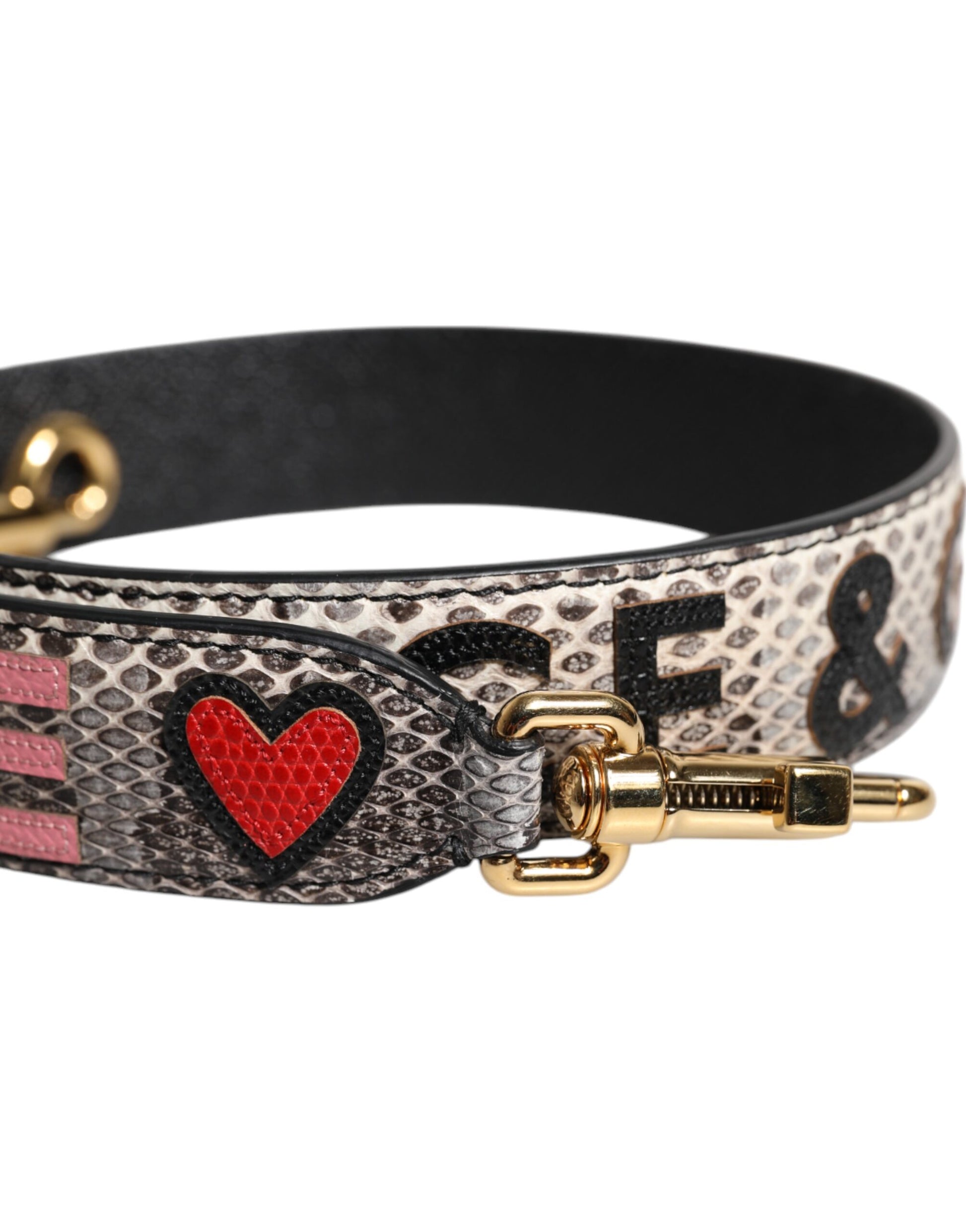 Dolce & Gabbana Multicolor DG AMORE Patch Bag Shoulder Strap - ClickThatClicks 