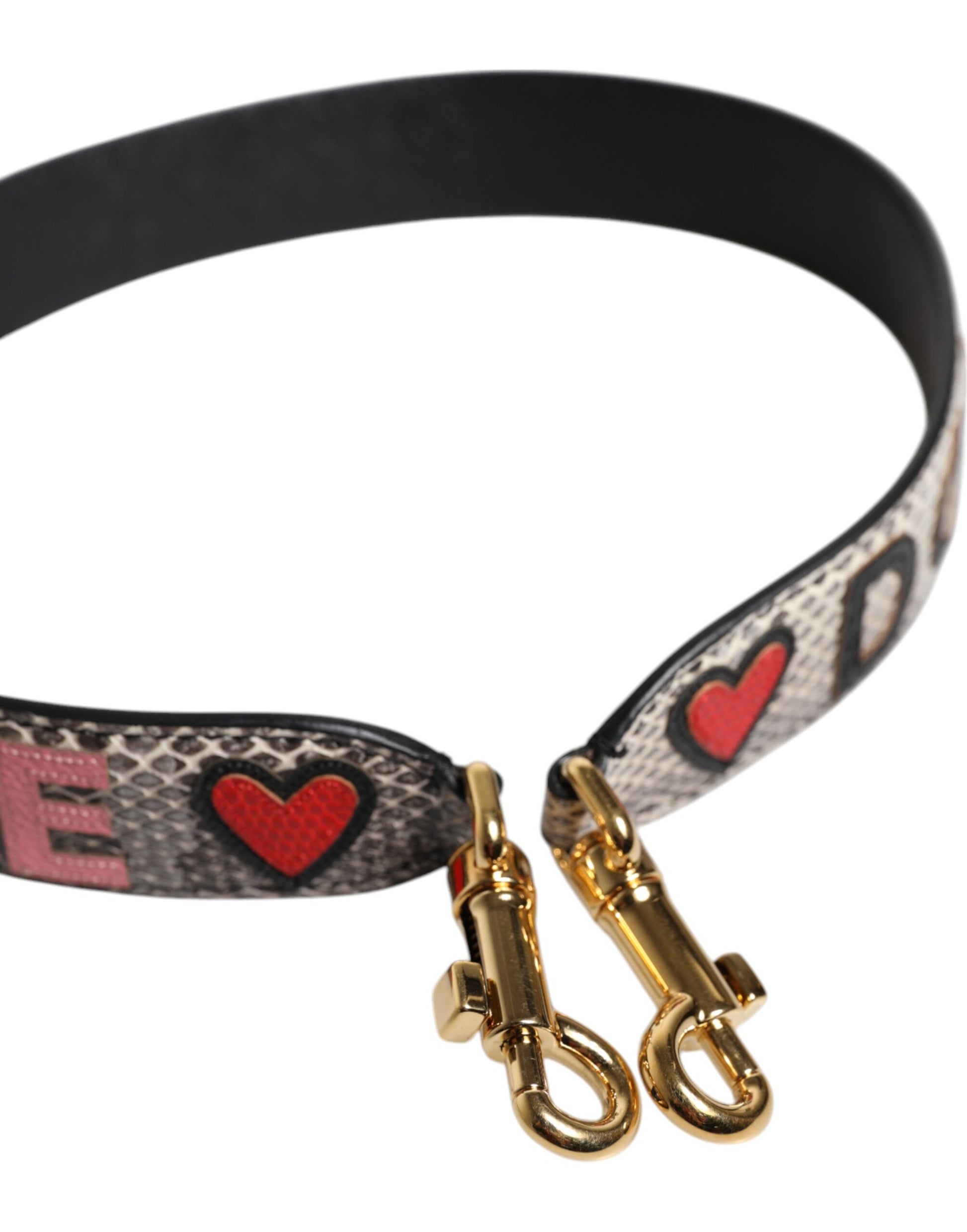 Dolce & Gabbana Multicolor DG AMORE Patch Bag Shoulder Strap - ClickThatClicks 