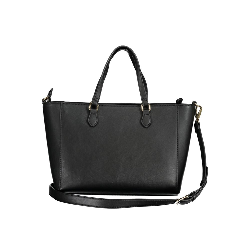 Mario Valentino Nero Polyurethane Women Handbag - ClickThatClicks 