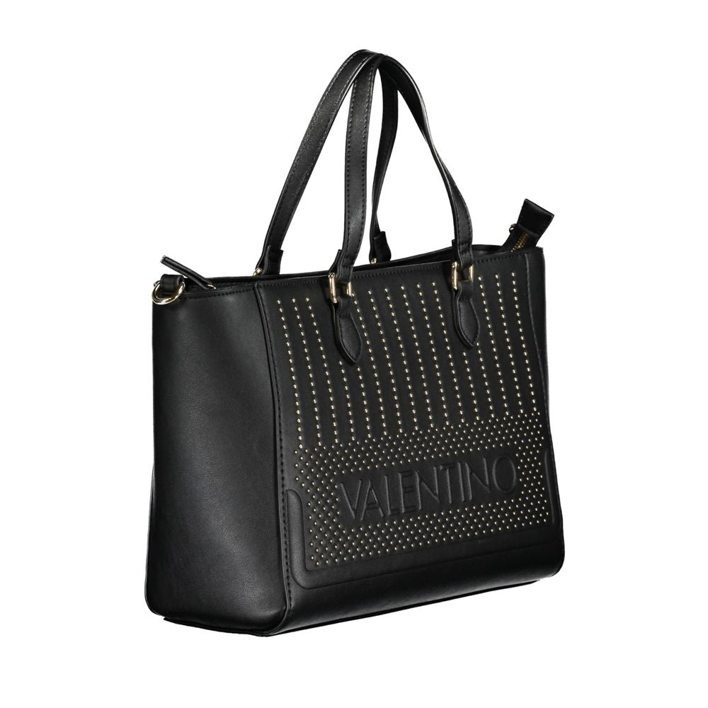 Mario Valentino Nero Polyurethane Women Handbag - ClickThatClicks 