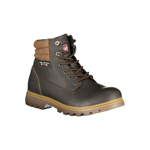 Carrera Marrone Poliuretano Men Ankle Boot - ClickThatClicks 
