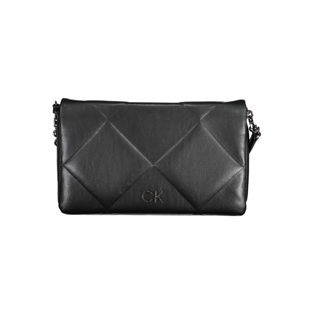 Calvin Klein Black Polyester Women Shoulder Bag - ClickThatClicks 