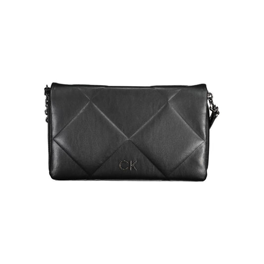 Calvin Klein Black Polyester Women Shoulder Bag - ClickThatClicks 