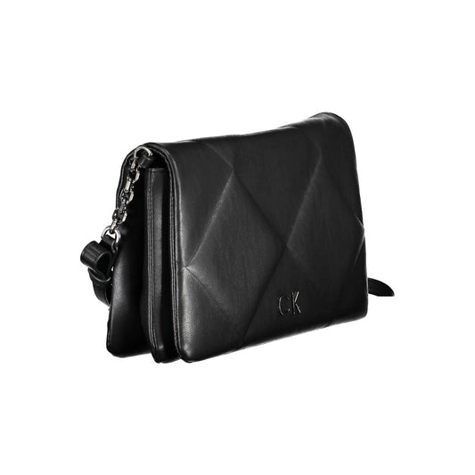 Calvin Klein Black Polyester Women Shoulder Bag - ClickThatClicks 