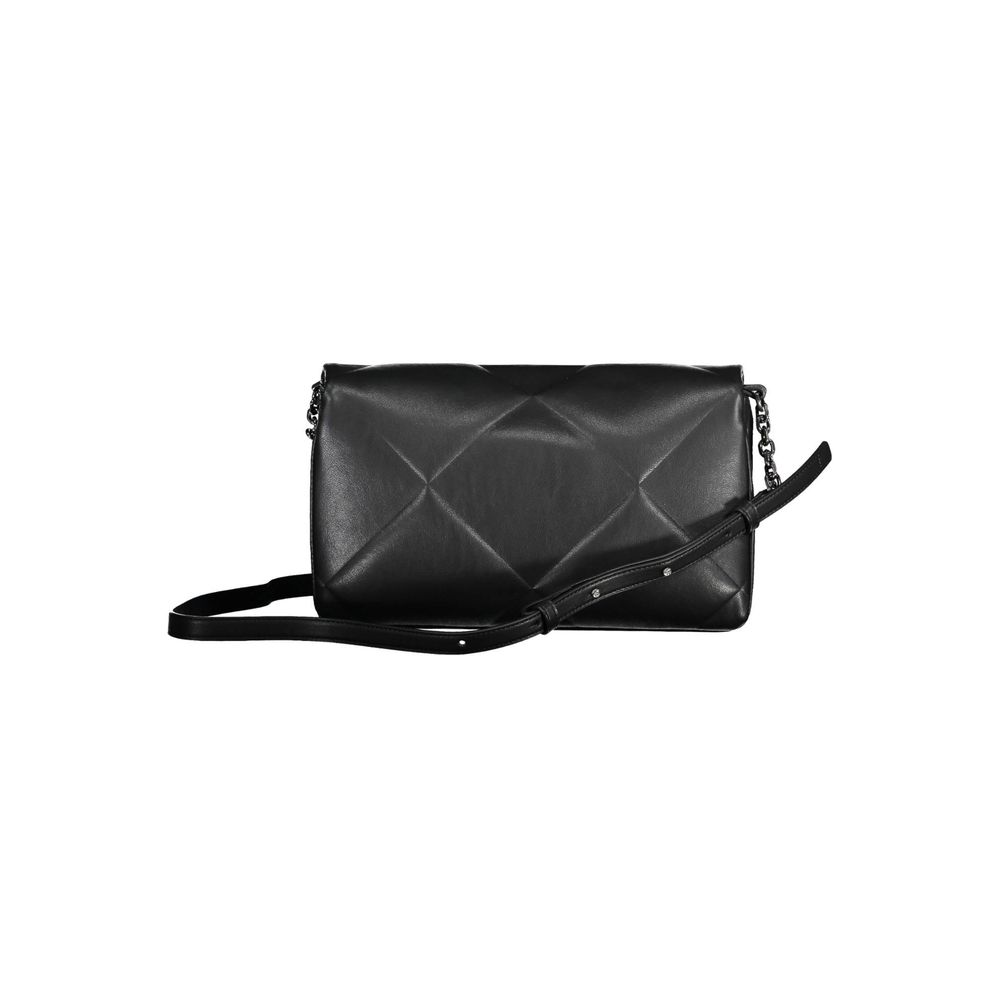 Calvin Klein Black Polyester Women Shoulder Bag - ClickThatClicks 