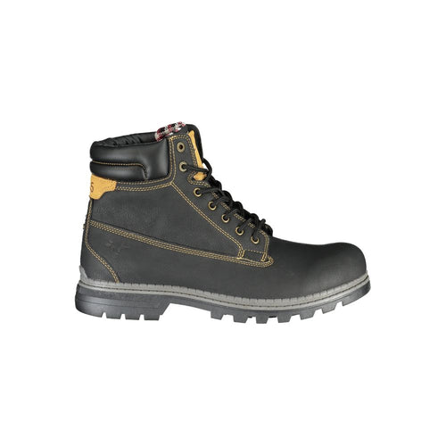Carrera Black Polyurethane Men Ankle Boot - ClickThatClicks 