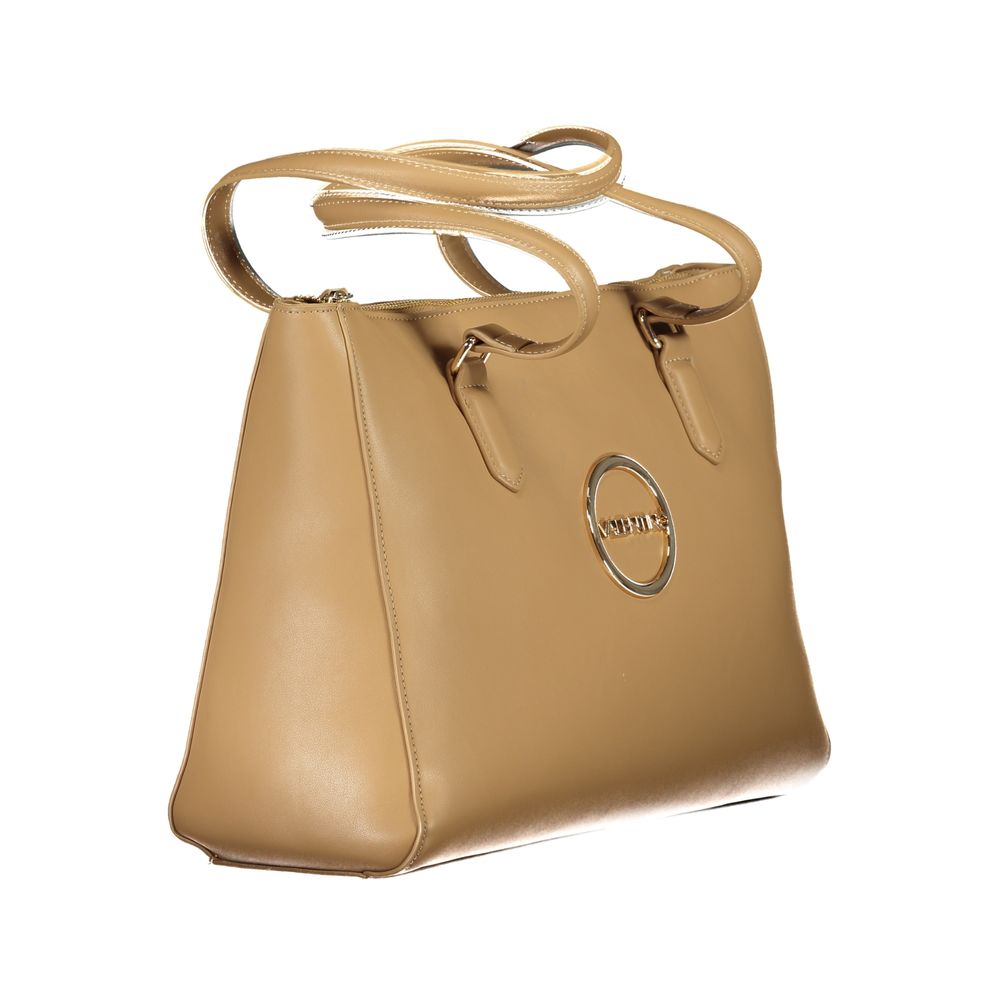 Mario Valentino Beige Polyurethane Women Handbag - ClickThatClicks 