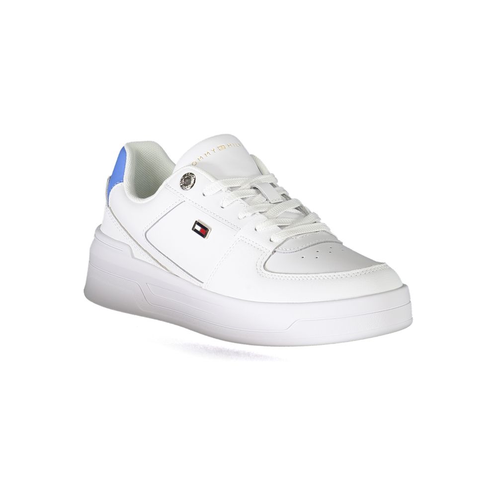 Tommy Hilfiger Bianco Leather Women Sneaker - ClickThatClicks 