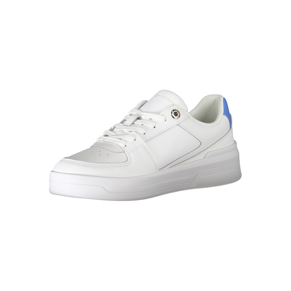Tommy Hilfiger Bianco Leather Women Sneaker - ClickThatClicks 