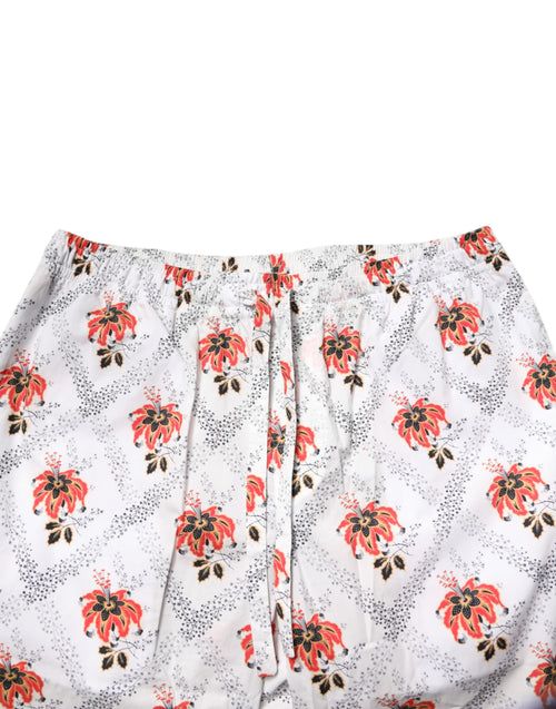 Dolce & Gabbana Multicolor Floral Print Cotton Pajama Set Sleepwear - ClickThatClicks 