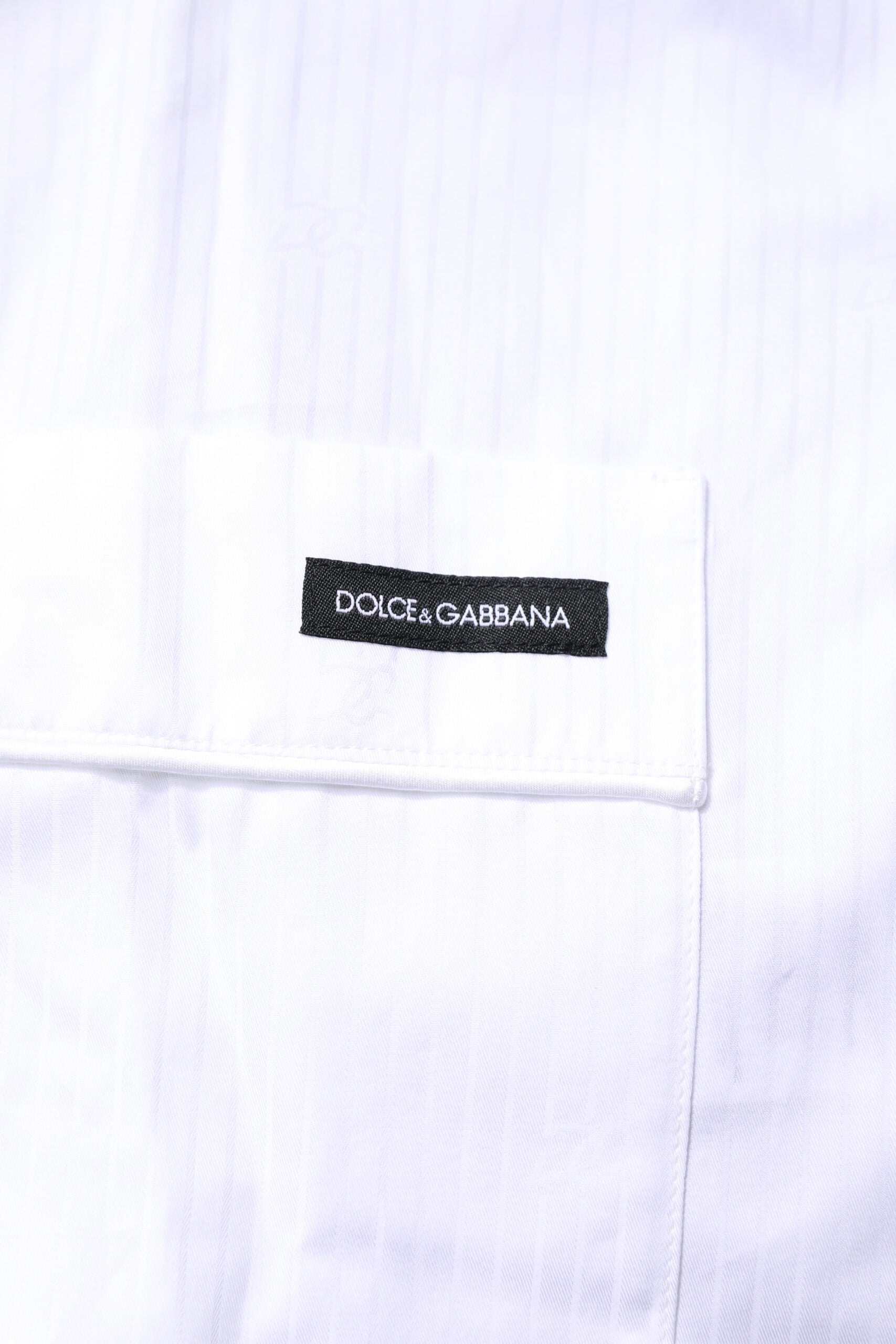 Dolce & Gabbana White Cotton Shirt Pants Pajama Set Sleepwear - ClickThatClicks 