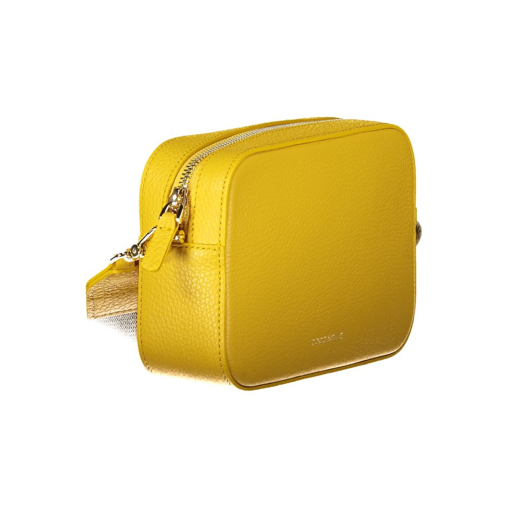 Coccinelle Giallo Leather Women Handbag - ClickThatClicks 