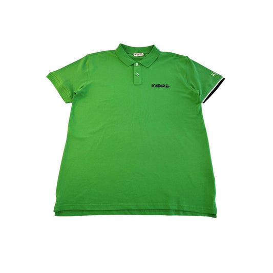Iceberg Green Cotton Men Polo Shirt - ClickThatClicks 