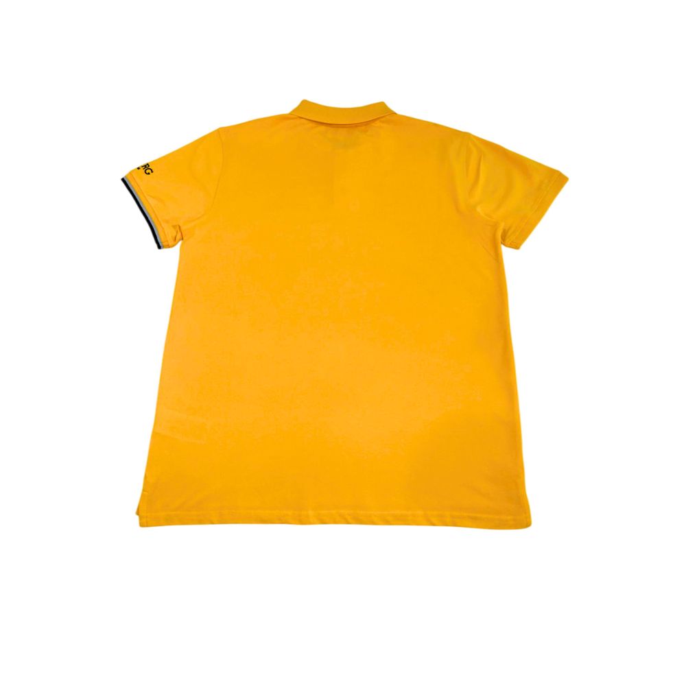 Iceberg Yellow Cotton Men Polo Shirt - ClickThatClicks 