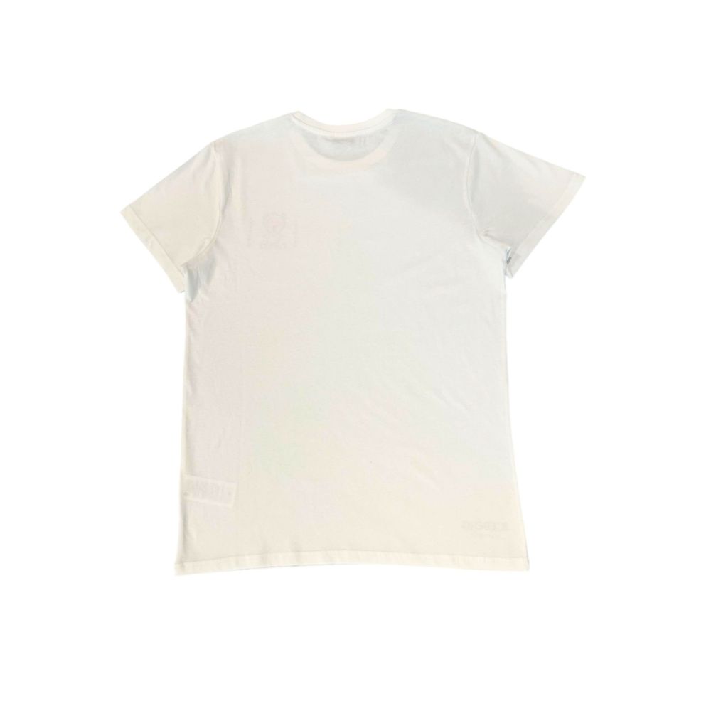 Iceberg White Cotton Men T-Shirt - ClickThatClicks 