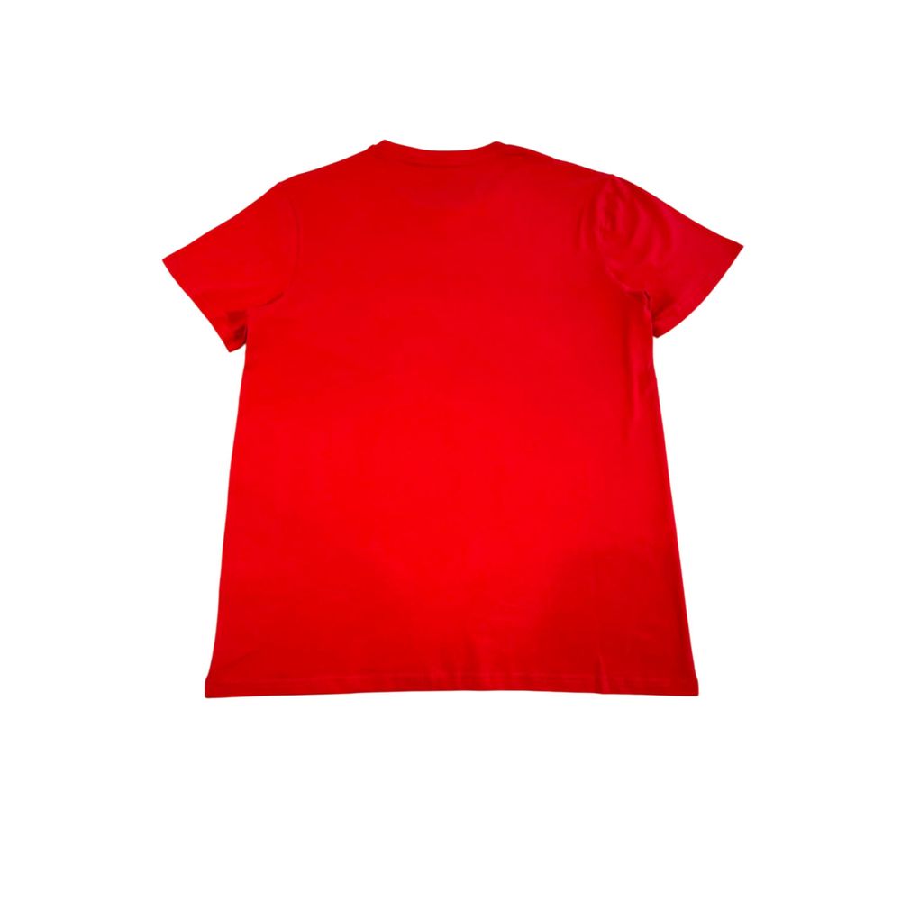 Iceberg Red Cotton Men T-Shirt - ClickThatClicks 
