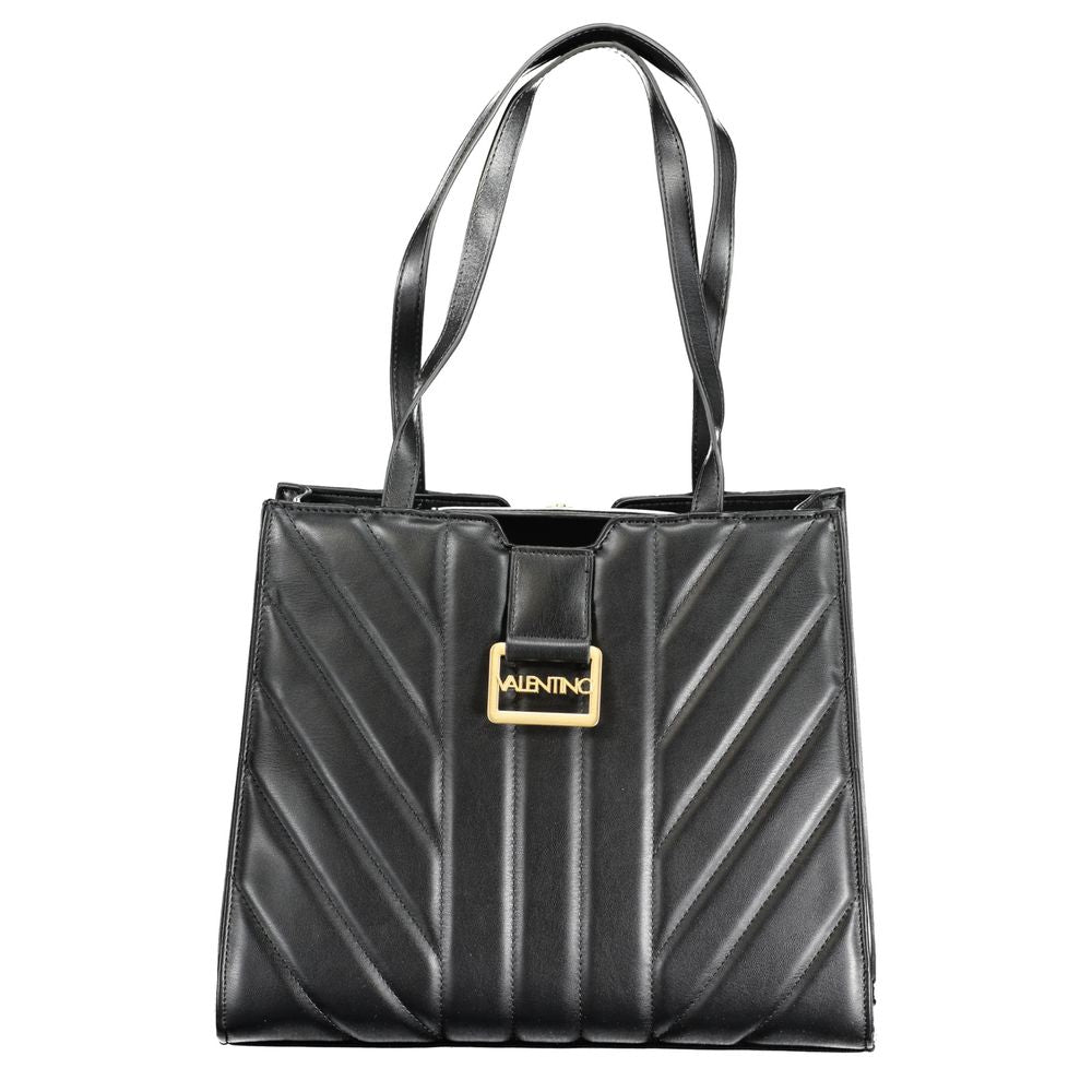 Mario Valentino Nero Polyurethane Women Handbag - ClickThatClicks 