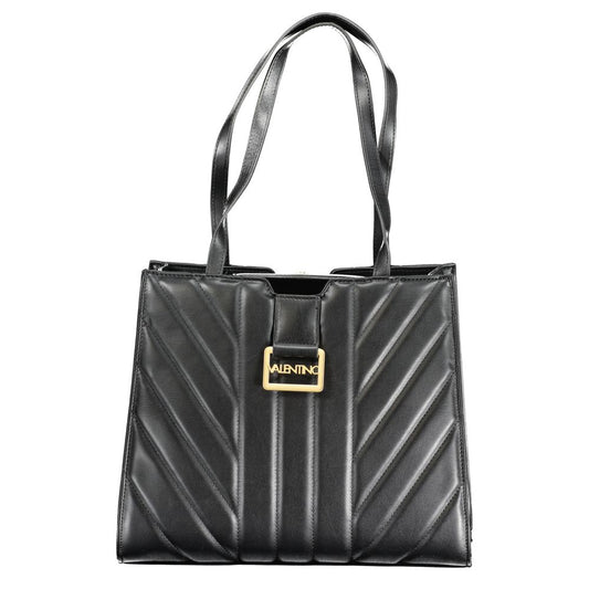 Mario Valentino Nero Polyurethane Women Handbag - ClickThatClicks 