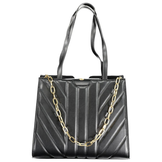 Mario Valentino Nero Polyurethane Women Handbag - ClickThatClicks 