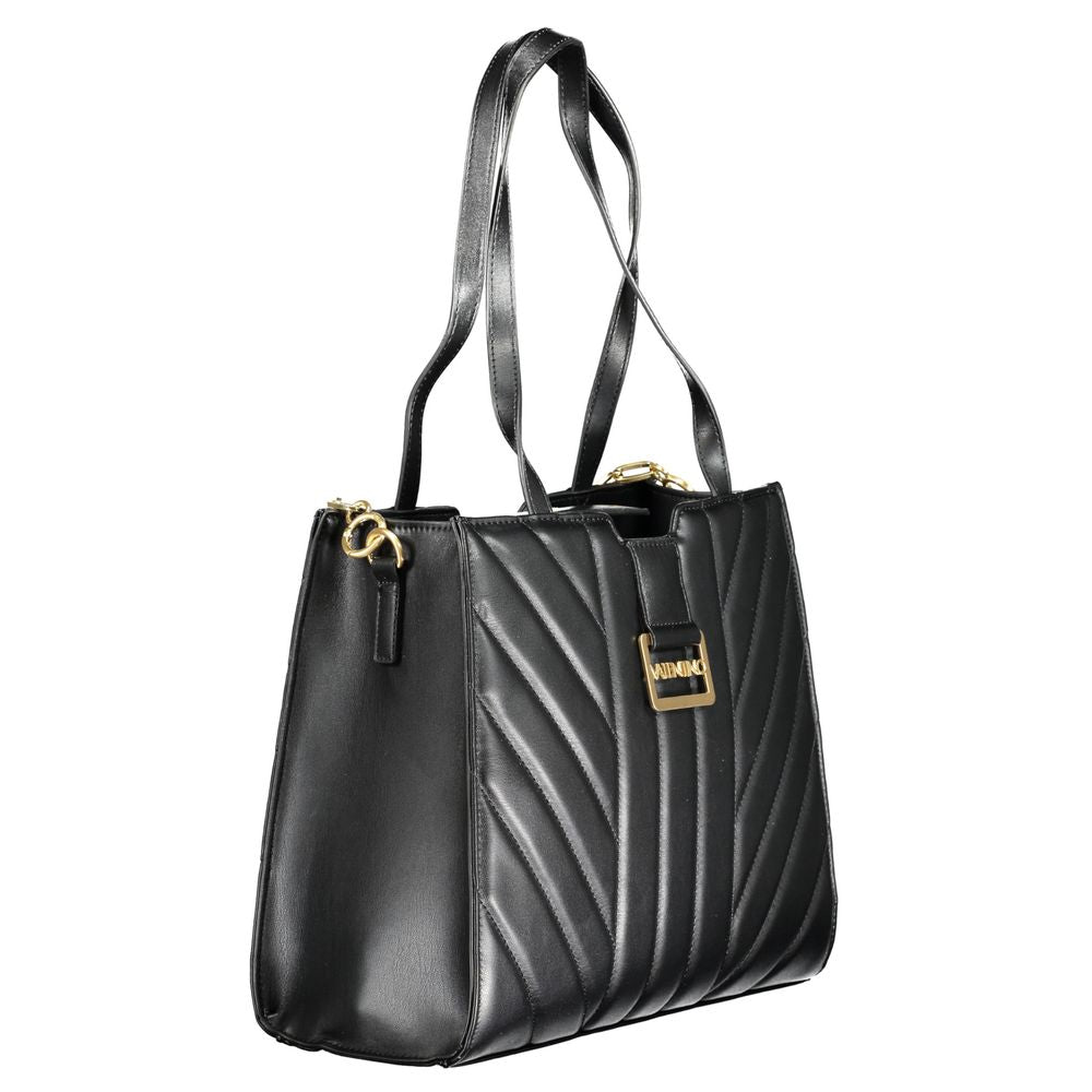 Mario Valentino Nero Polyurethane Women Handbag - ClickThatClicks 