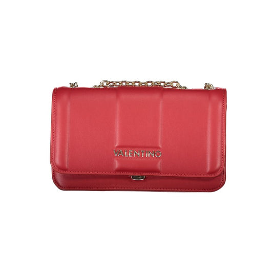 Mario Valentino Rosso Polyurethane Women Shoulder Bag - ClickThatClicks 