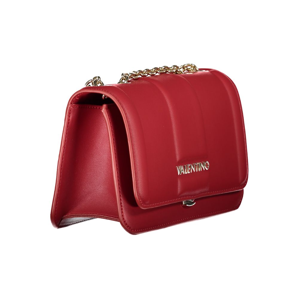 Mario Valentino Rosso Polyurethane Women Shoulder Bag - ClickThatClicks 