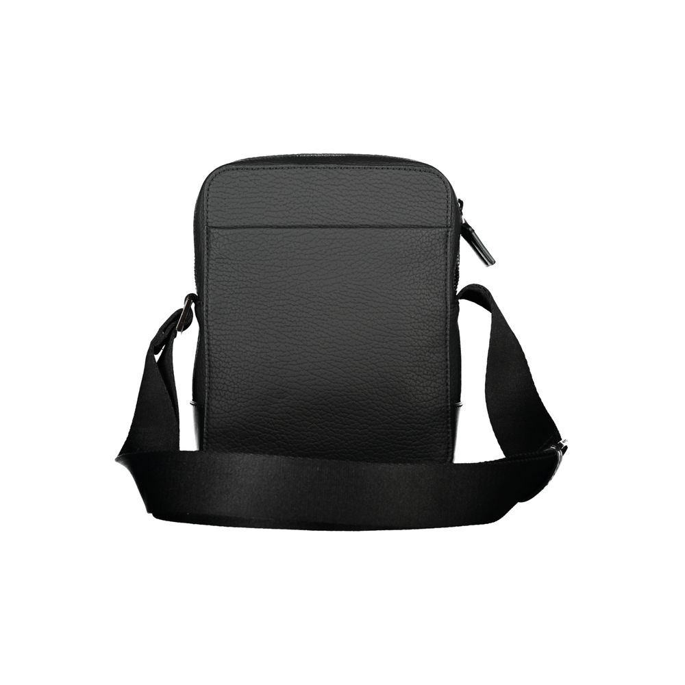 Calvin Klein Sleek Black Shoulder Bag with Contrasting Details - ClickThatClicks 