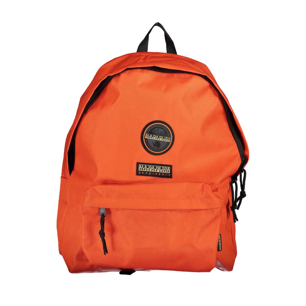 Napapijri Arancione Recycled Polyester Men Backpack - ClickThatClicks 