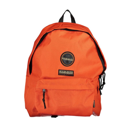 Napapijri Arancione Recycled Polyester Men Backpack - ClickThatClicks 
