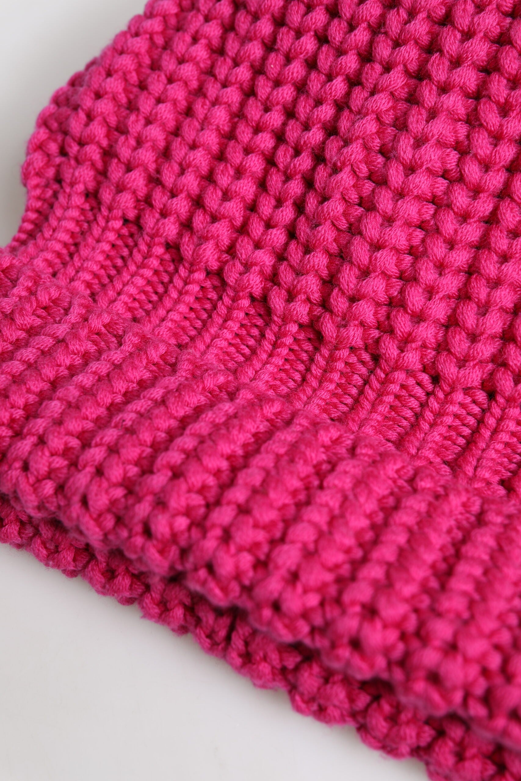 Dolce & Gabbana Pink Solid Wool Knitted Winter Beanie Hat - ClickThatClicks 
