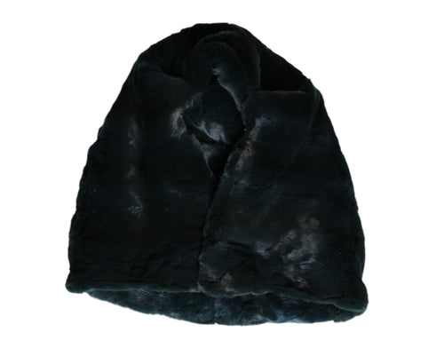 Dolce & Gabbana Black Weasel Fur Womens Beanie Hat - ClickThatClicks 