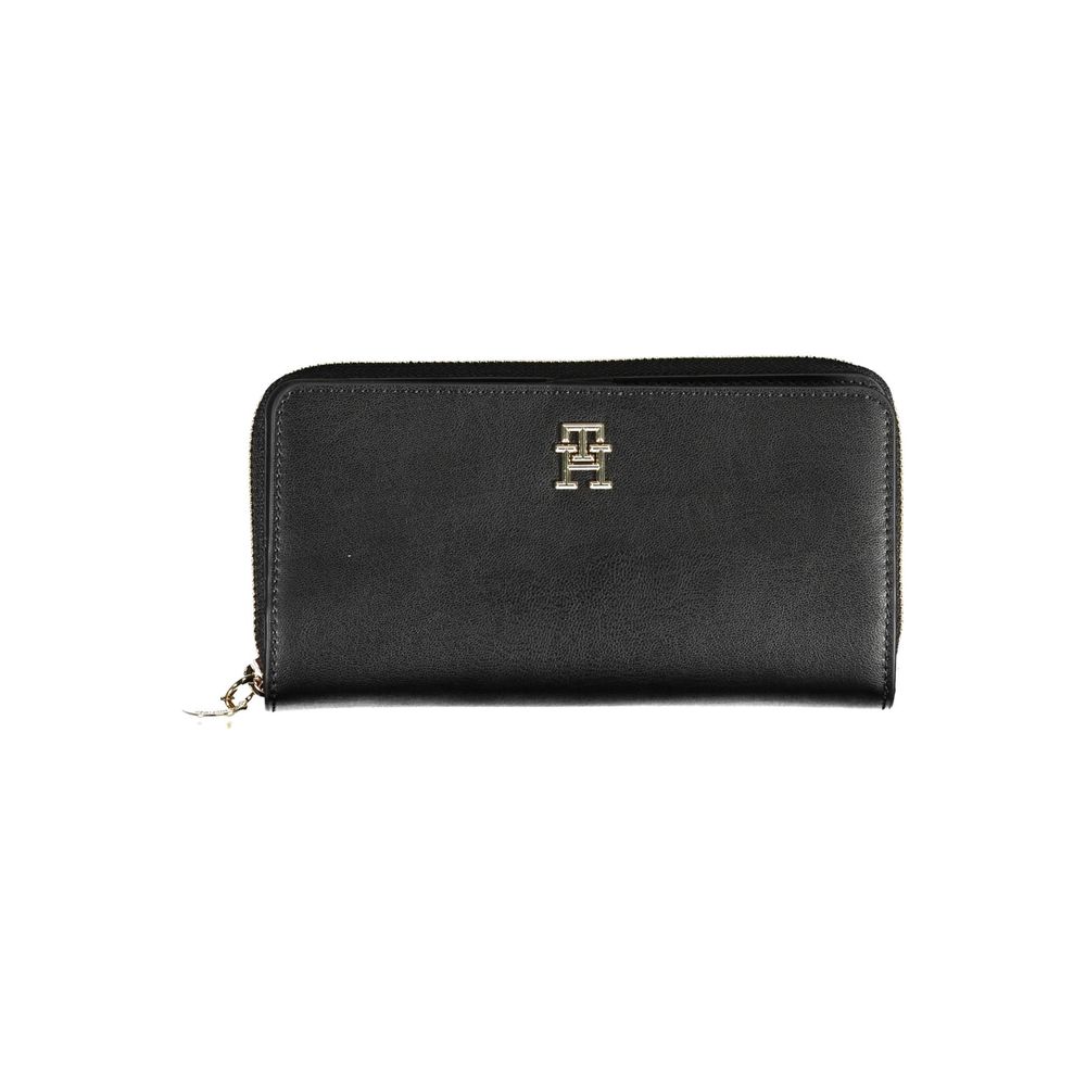 Tommy Hilfiger Nero Poliuretano Women Wallet - ClickThatClicks 