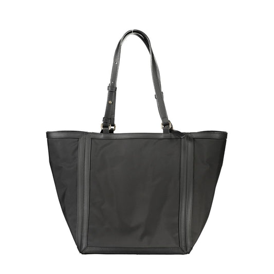 Tommy Hilfiger Black Polyester Women Handbag - ClickThatClicks 