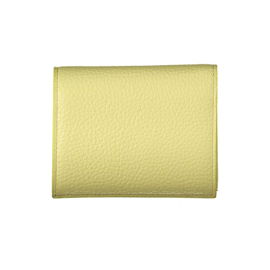 Coccinelle Giallo Leather Woman Wallet - ClickThatClicks 