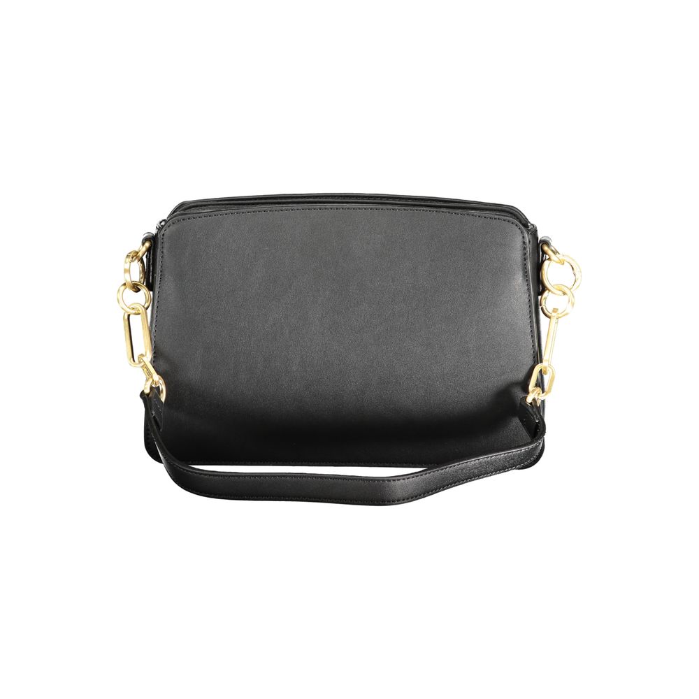 Mario Valentino Nero Polyurethane Women Handbag - ClickThatClicks 