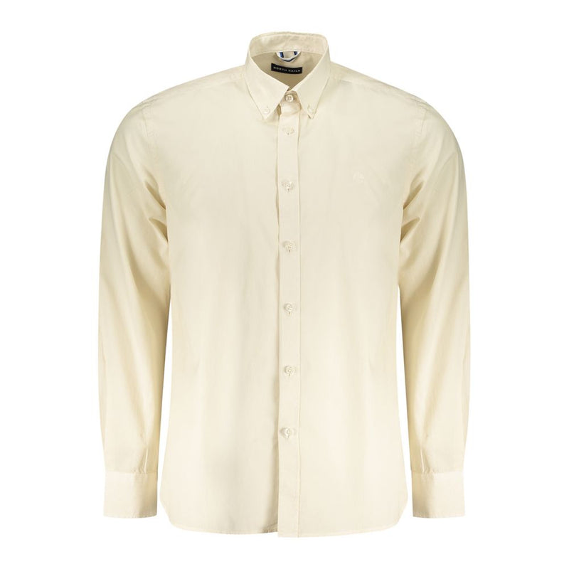 North Sails Beige Cotton Men Shirt