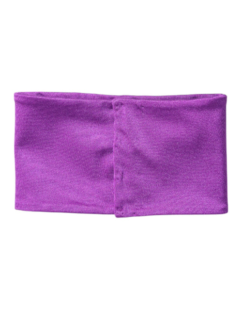 Dolce & Gabbana Purple Nylon Stretch Women Neck Warmer Scarf - ClickThatClicks 