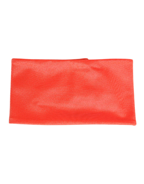 Dolce & Gabbana Orange Nylon Stretch Women Neck Warmer Scarf - ClickThatClicks 