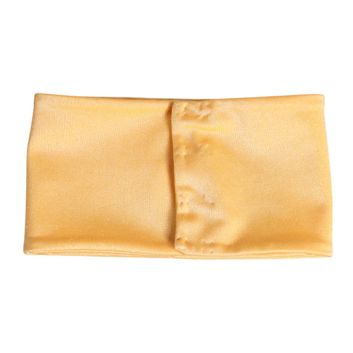 Dolce & Gabbana Yellow Nylon Stretch Women Neck Warmer Scarf - ClickThatClicks 
