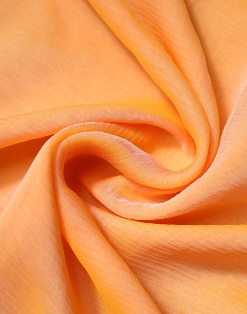 Dolce & Gabbana Orange Silk Rectangle Wrap Shawl Scarf - ClickThatClicks 