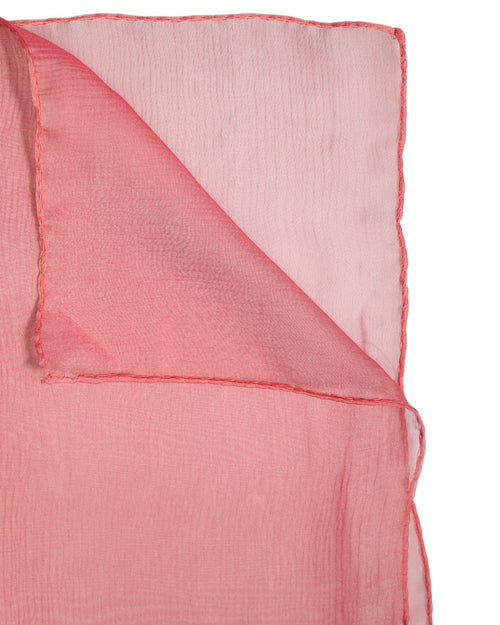 Dolce & Gabbana Pink Silk Rectangle Women Wrap Shawl Scarf - ClickThatClicks 