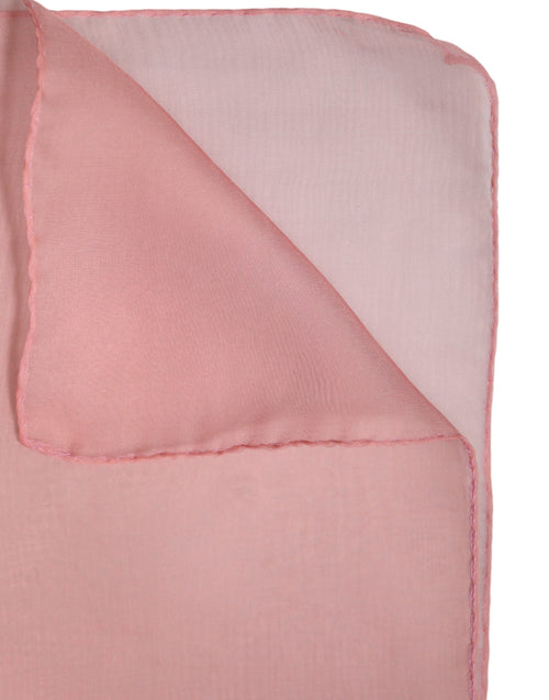 Dolce & Gabbana Pink Silk Rectangle Women Wrap Shawl Scarf - ClickThatClicks 