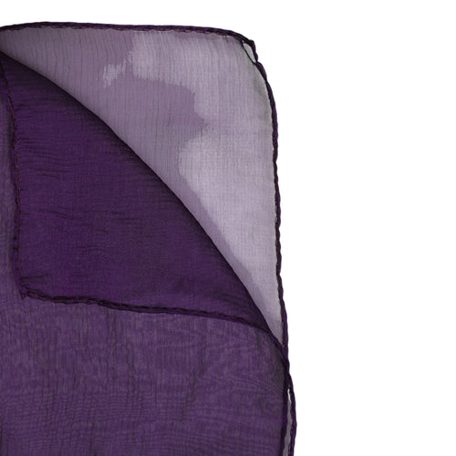 Dolce & Gabbana Purple Silk Rectangle Wrap Shawl Scarf - ClickThatClicks 