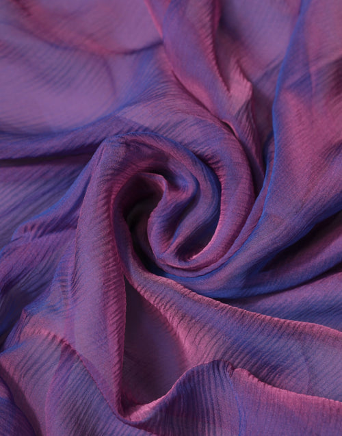 Dolce & Gabbana Purple Silk Rectangle Wrap Shawl Scarf - ClickThatClicks 